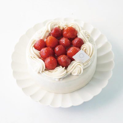 【オンライン限定】有機苺のショートケーキ