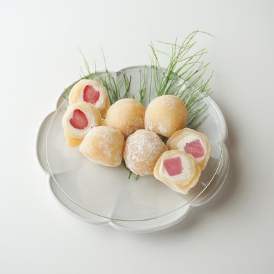 桃と苺の生大福セット【季節限定】
