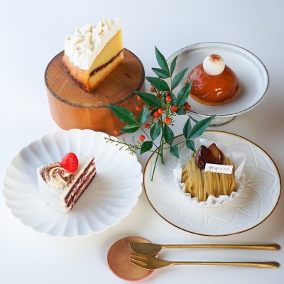 季節のカットケーキセット～冬～